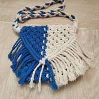 کیف زنانه ،کلاه و صندل مکرومه بافی|صنایع دستی و سایر لوازم تزئینی|بجنورد, |دیوار