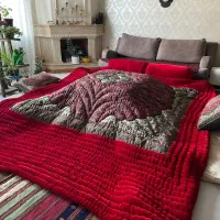 لحاف کرسی|رختخواب، بالش، پتو|مشهد, خرمشهر|دیوار