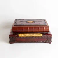 قرآن نفیس رحلی چرم کارشده باقاب اعلا(۸۲)   فخررازی|کتاب و مجله مذهبی|تهران, بهارستان|دیوار