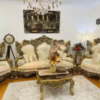 فوری فروشی مبل سلطنتی و میز ناهارخوری|مبلمان خانگی و میز عسلی|محمدشهر, عباس آباد|دیوار