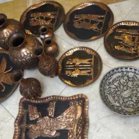 ظروف و سینی مسی|صنایع دستی و سایر لوازم تزئینی|تهران, عباس‌آباد|دیوار