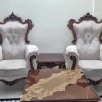 مبل استیل ۷نفره  چوب کاملاسالم با ۳میزعسلی|مبلمان خانگی و میز عسلی|تهران, خانی آباد نو جنوبی|دیوار