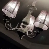 لوستر مدرن ۳ شاخه شلف ابریشمی|لوستر و چراغ آویز|اصفهان, ملک‌شهر|دیوار