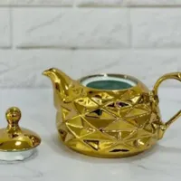 قوری طلایی و زیبای چینی|قوری، کتری، قهوه‌ساز دستی|پلدشت, |دیوار
