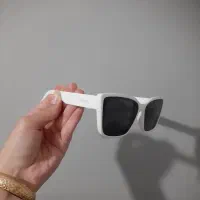 عینک آفتابی فریم سفید