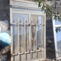 2عدد پنجره آهنی باشیشه های سالم|مصالح و تجهیزات ساختمان|قره قوین, |دیوار