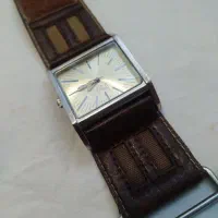 ساعت بند چرمی چسبی