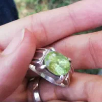 انگشتر نقره جواهراتی