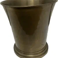 سطل آشغال برنجی مپکو و زیرسیگاری برنجی