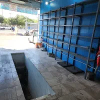قسمتی از مغازه برای تعویض روغنی