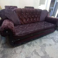 مبل 5نفره 2عدد تک نفر|مبلمان خانگی و میز عسلی|بانه, |دیوار