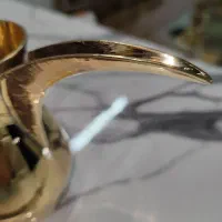 دله تمام برنجی با ارتفاع 22 سانتی|قوری، کتری، قهوهساز دستی|قم, مهدیه|دیوار