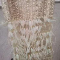 لباس مجلسی طلایی