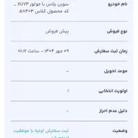 فروش حواله سمند سورن پلاس