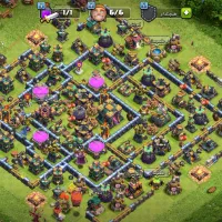 اکانت بازی کلش آف کلنز تاون13مکس