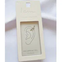 پرسینگ گوش نقره با حلقه استیل نقره ای|بدلیجات|بندرعباس, |دیوار