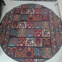 گلیم فرش گرد 1/5 در 1/5