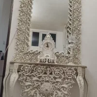 آینه کنسول|بوفه، ویترین، کنسول|تبریز, |دیوار