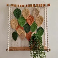 دیوارکوب مکرومه ، آینه