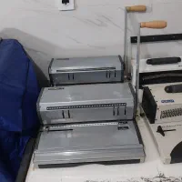 دستگاه سیمی مارپیچ پانچ صحافی فنرزن کتاب تایوانی
