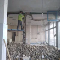 تخریب کاران اصولی ساختمان زنگان کلئ وجزی حمل نخاله