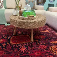 میز عسلی حصیری