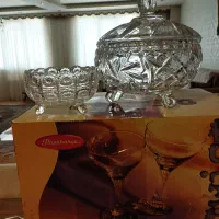 تعدادی ظرف پذیرای کریستال اصل|ظروف سرو و پذیرایی|اردبیل, |دیوار