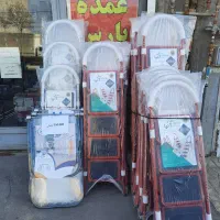 نبردبان پله ای پهن برند آتپا سفید و قرمز|ابزارآلات|زنجان, |دیوار