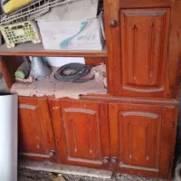 کابینت چوبی و روشویی