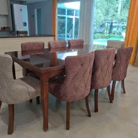 ست مبل هفت نفره و ست میز ناهار خوری ۸ نفره|مبلمان خانگی و میز عسلی|هشتگرد, تهران دشت|دیوار