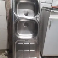 سینک استیل اصل درجه یک  تو کار دو قلو در نوحد نو