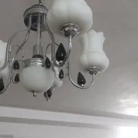 لوستر ۵ شعله سیلور|لوستر و چراغ آویز|مشهد, عامل|دیوار