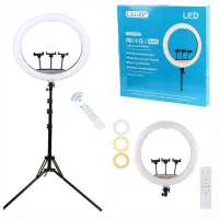 رینگ لایت ۲۲ اینچ ریموت دار بهمراه سه پایه 2 متری
