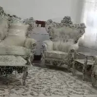 سرویس مبل۷ نفره و سه عدد میز جلو مبلی نو