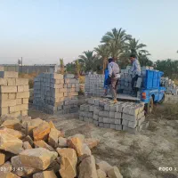 بلوک دیواری و حلقه چاه|مصالح و تجهیزات ساختمان|بهبهان, |دیوار