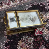 منقل المینیوم ۵۰ در ۸۰ سینی وسط ۵۰ در  ۴۰ شعله دار