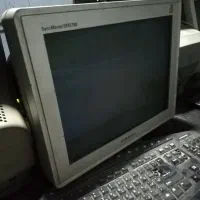 مینی کیس مانیتور crt و ماوس کیبورد