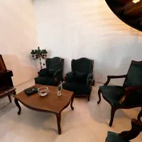 ست مبلمان ۶ نفره نو چوب راش با میز