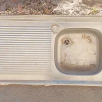 تخت چوبی ، قفسه فلزی ، سینک ظرفشویی|تخت و سرویس خواب|گناباد, |دیوار