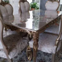 میز ناهار خوری ۶ نفره سلطنتی