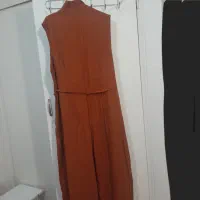 اوورال زنانه و کت حریر رویه کاملا نو|لباس|تهران, نارمک|دیوار