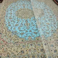 جفت فرش 6متری دستباف درجه یک کاشان|فرش|اراک, |دیوار