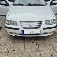 سمند LX EF7 مدل ۹۱ دوگانه سفید تمیز