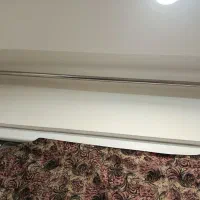 چوب پرده استیل نقره ای|پرده، رانر، رومیزی|مشهد, امیریه|دیوار