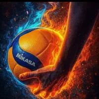 بازیکن والیبال اقا سطح بالا