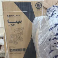 سیسمونی(سرویس دوتکه کالسکه و کریر کتان چرم دلیجان)