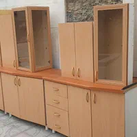 ۱۶ متر کابینت آشپزخانه ست کامل ام دی اف خارجی|مصالح و تجهیزات ساختمان|تبریز, |دیوار