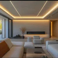 کناف خاص در کرج طراحی و اجرای سقف، دیوار  نور مخفی