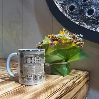 ماگ طرحدار|صنایع دستی و سایر لوازم تزئینی|قم, سنگ بند|دیوار