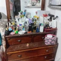 دوعدراورچوبی وکمد سه تکه قدیمی